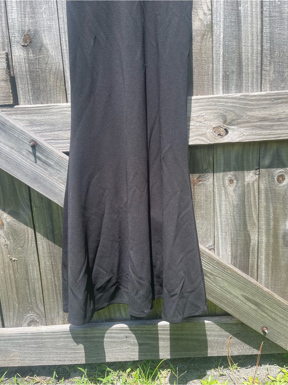Lulu's Black V-Neck Spaghetti Strap Maxi Dress - Picture 5 of 10